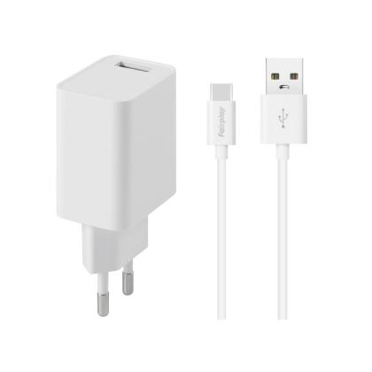 FAIRPLAY – CHARGEUR 12W USB-A + CÂBLE USB-C