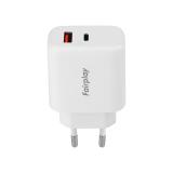 FAIRPLAY – CHARGEUR 65W USB-A + USB-C